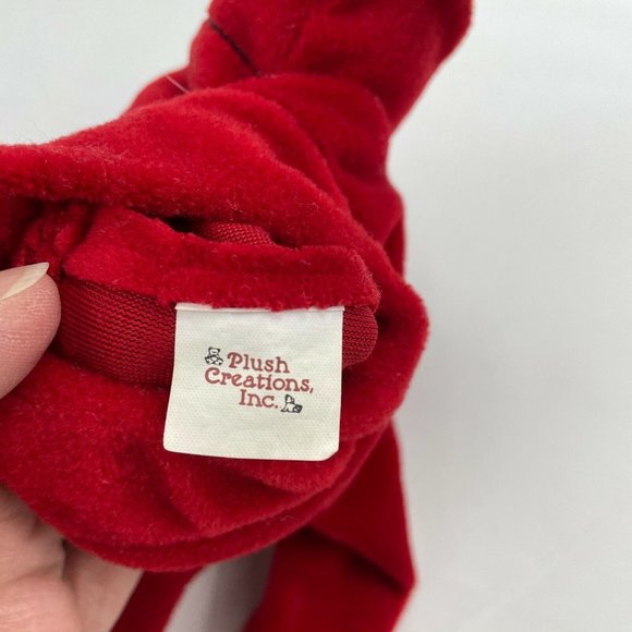 Plush Creations Inc Red Lobster Hand Puppet Pretend Play Visual Aid Plush - Picture 4 of 6